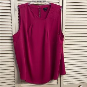 J. Jill Fuchsia Sleeveless Blouse